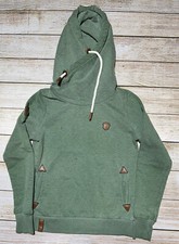 Naketano Brave New World Green Hoodie Womens Size Large