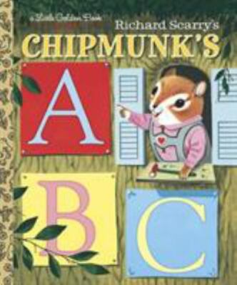 Richard Scarry's Chipmunk's ABC; Littl- 9780307020246, Roberta Miller, hardcover