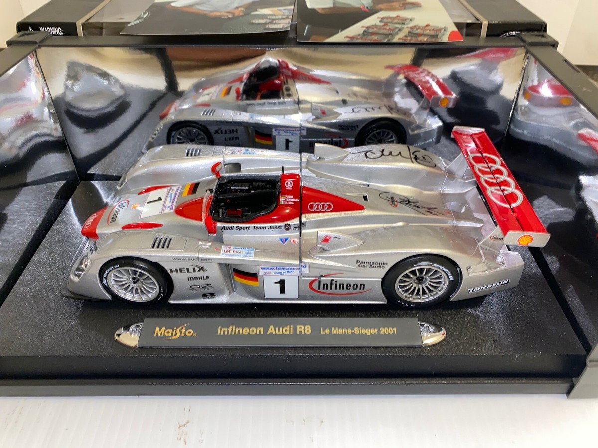 ミニカー Infineon Audi R8 2002 Audi INFINEON R8 LE MANS 1:18 Scale Diecast Collectible