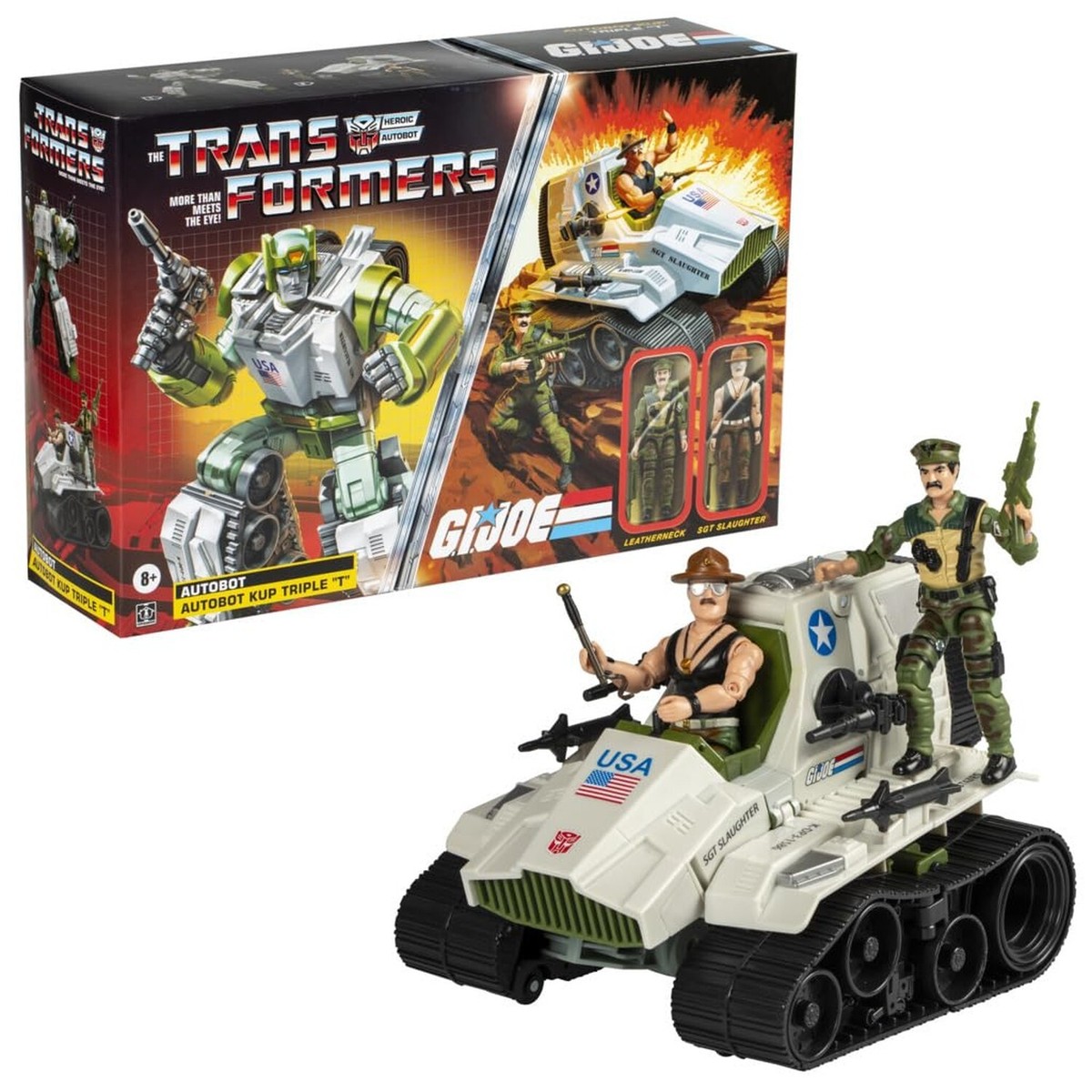 Transformers Collaborative G.I. Joe x Autobot Kup Triple T 9-Inch