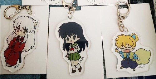 Inuyasha figure acrylic key chain Sesshomaru Lot 5 set Japan anime m612 - Picture 8 of 8