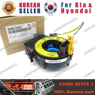 Genuine/OEM 934903V315 CONTACT ASSY-CLOCK SPRING for Hyundai  