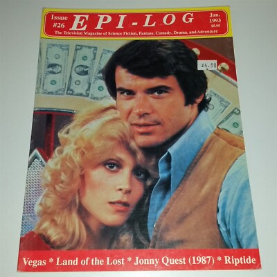 EPI-LOG #26 JANUARY 1993 VEGAS LAND OF THE LOST JONNY QUEST RIPTIDE US MAGAZINE 