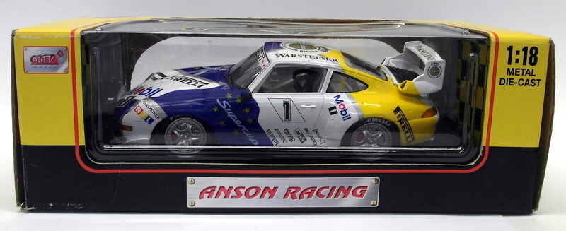 Anson 1/18 Scale Diecast - 30332-W Porsche 911 GT2 Supercup