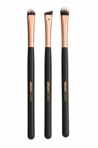Cala Pro rose gold eye trio brush 3 count, 3 Count by Cala