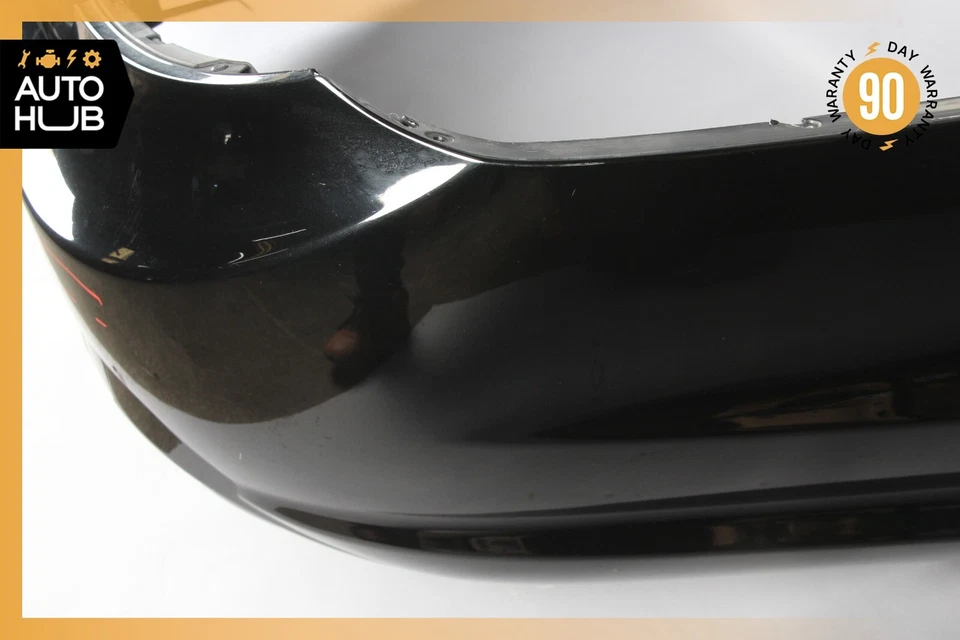 08-10 Conjunto de cubierta de parachoques trasero deportivo Mercedes W216 CL63 CL65 AMG negro OEM 44k Foto 3 de 4