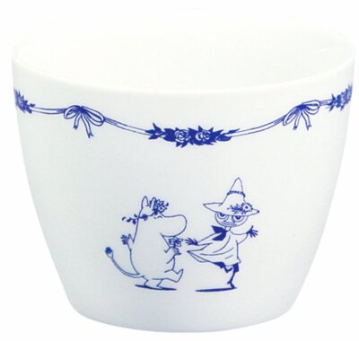 World Create Moomin Cup Hasami Ware Moomin & Snufkin 230cc Blue Country S...