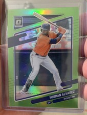   2021 Donruss Optic Lime Green #177 Yordan Alvarez Houston Astros