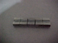 Qty of 10  6-32 X 1/2" Long Hex Coupling Nut with Zinc Plated With free shipping