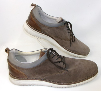 Alfani Gregor Leather Lace-Up Casual Men's Shoes Loafers 10.5 M
