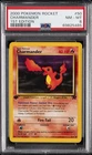 2000 POKEMON ROCKET 1ST EDITION #50 CHARMANDER PSA 8