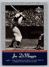 2001 UD Pinstripe Exclusives  Joe DiMaggio JD36