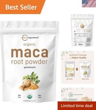 Organic Maca Root Powder, 2 Pound, Gelatinized for Better Absorption, Rich in...