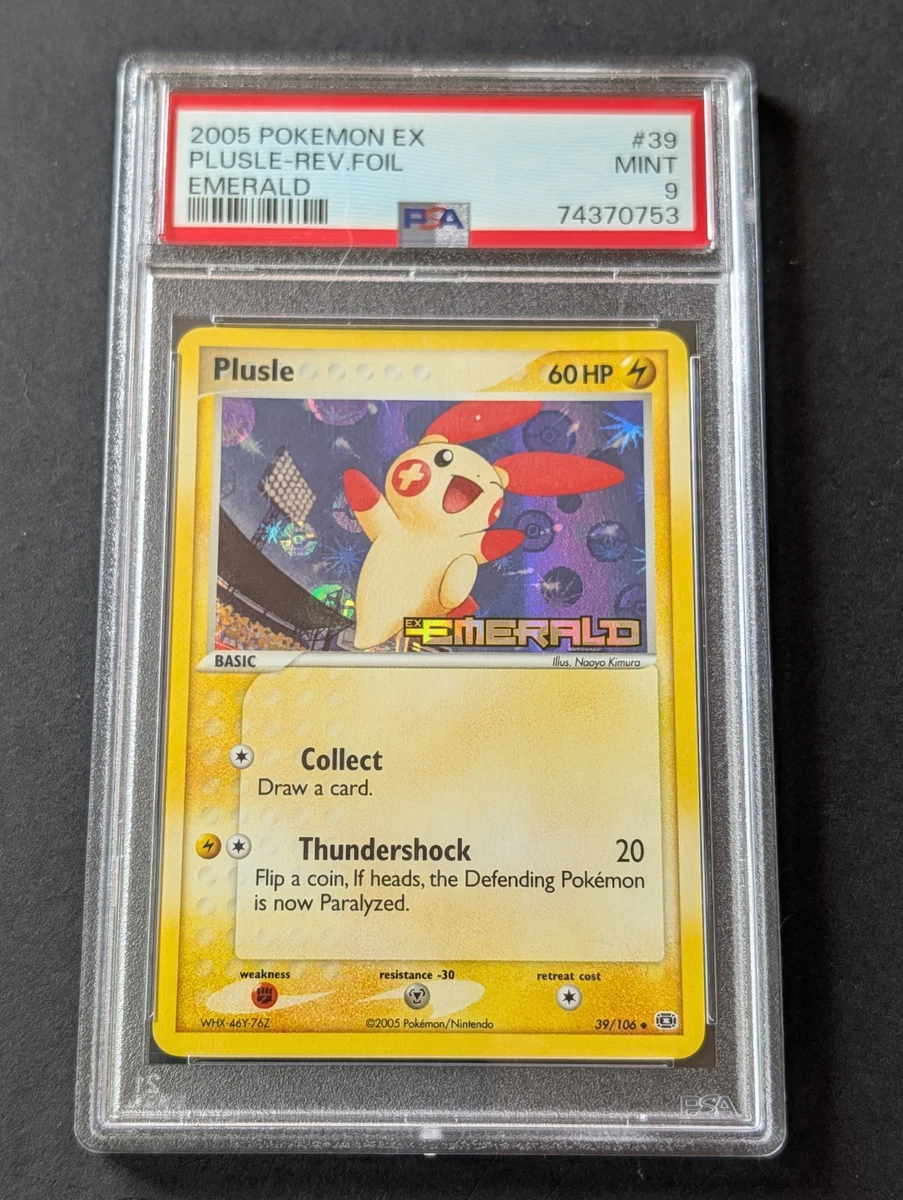 ポケモンカードゲーム CGC 10 Plusle 2005 EX Emerald Pokemon 2005