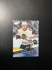 2020-21 Upper Deck - Young Guns Lucas Carlsson #212 (RC)