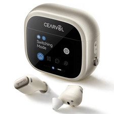 Cearvol Wave ITE Hearing Amplifier Bluetooth Noise Reduction Rechargeabl AUX ORG