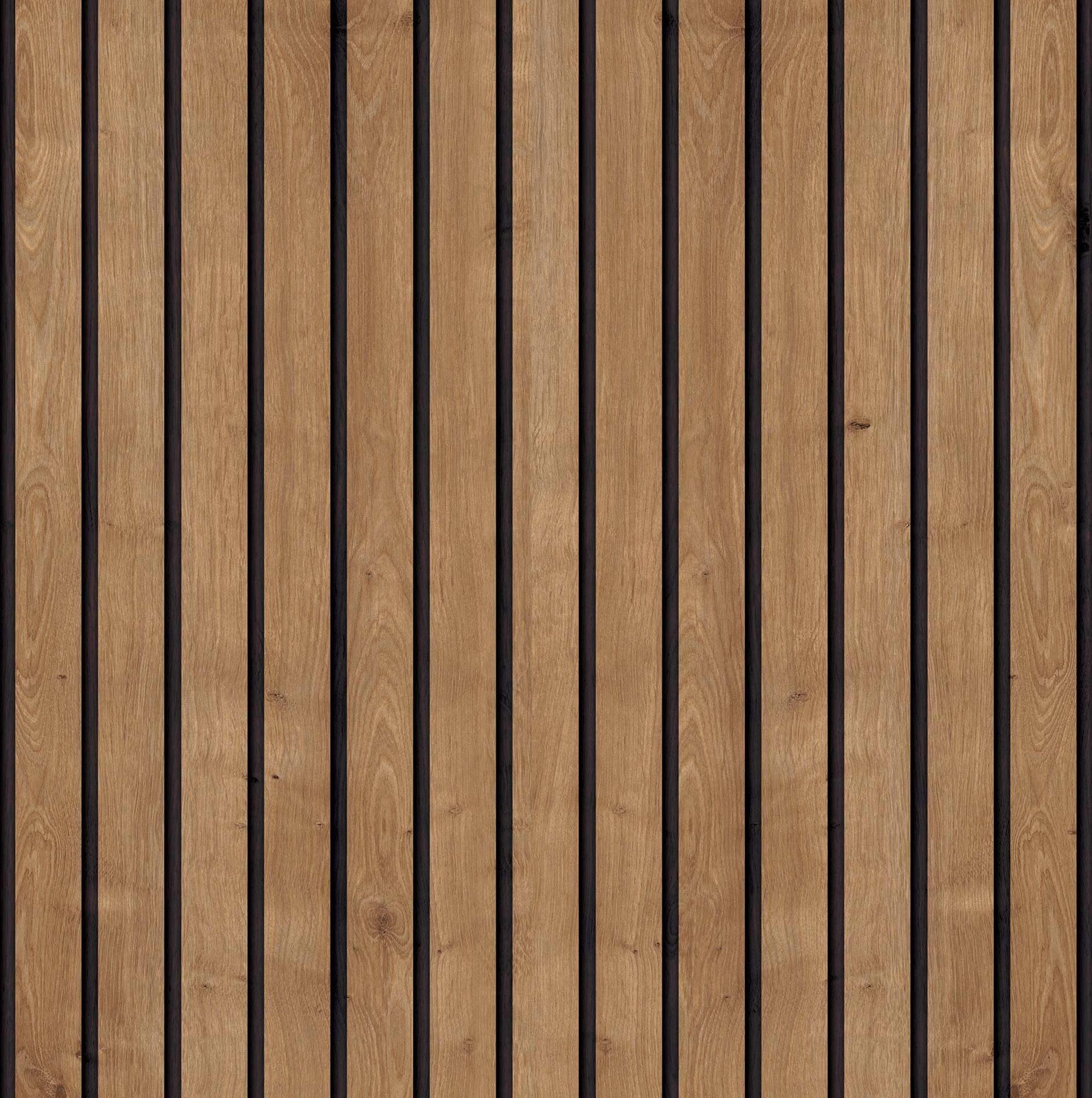 Papier peint adhésif lattes bois relief 40x250 cm pour cacher un mur abîmé