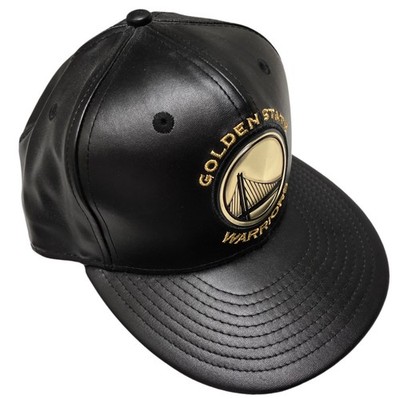 Golden State Warriors Faux Leather New Era 5950 Size 7 1/2