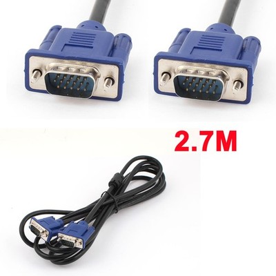 Monitor Projektor 8,8ft SVGA/VGA 15 Pin VGA Leitung Kabel außen zu außen