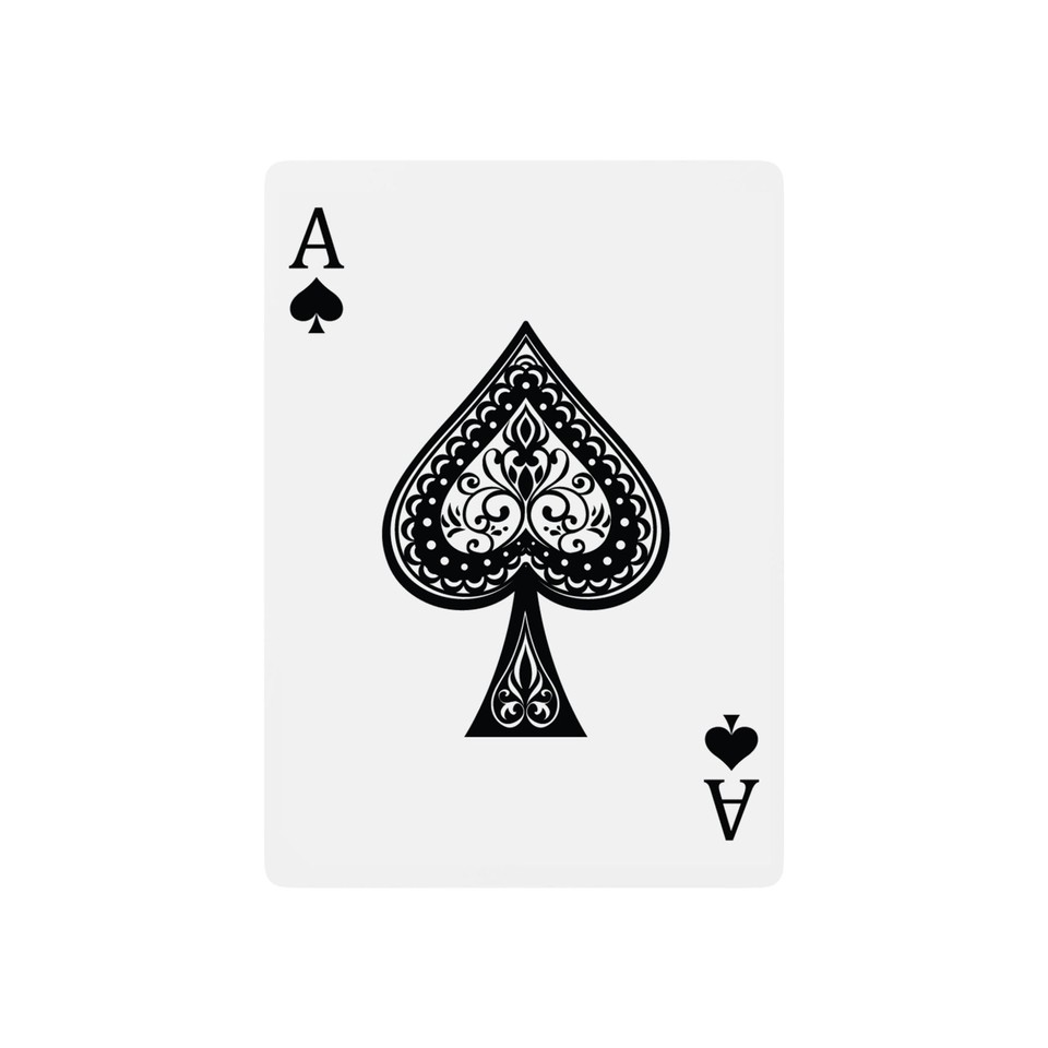 red-stiletto-martini-playing-cards-poker-deck-ace-of-spades-ebay