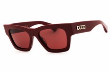 New Gucci GG1835S 003 Shiny Burgundy/Burgundy 52-18-145 Sunglasses