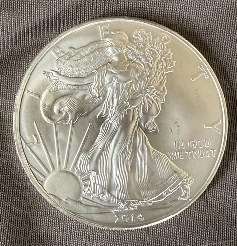 Roll of 20 - 2014 $1 American Silver Eagle Dollar Coins full Tube 1 oz BU .999