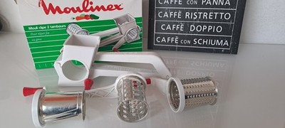 Moulinex Reibe Mouli mit drei Trommeln