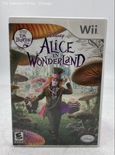Nintendo Wii Disney Alice In Wonderland Video Game With Manual Included