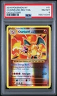 2016 POKEMON XY EVOLUTIONS #11 CHARIZARD-REVERSE FOIL PSA 8