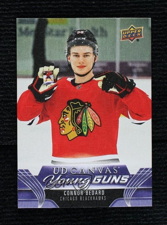 2023-24 Extended Series UD Canvas Young Guns Connor Bedard #C382 Rookie RC 1ra8
