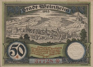 Weinheim Stadt 50 Mark