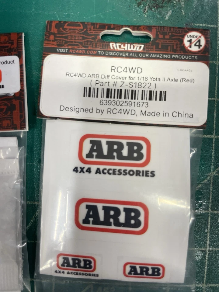 RC4WD Z-S1822 ARB Diff Cover for 1/18 Gelande Yota II Axle Aluminum 2x - Image 2 of 2