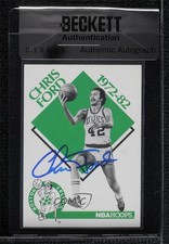 BAS 1990-91 NBA Hoops Chris Ford #347 Seal of Authenticity Auto 3c7