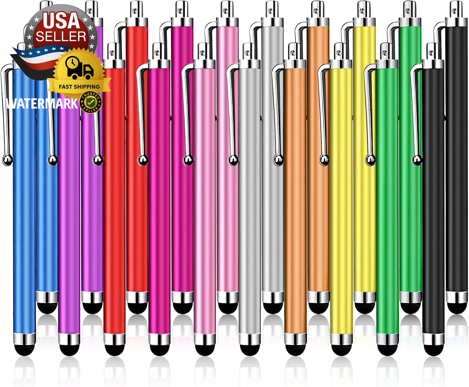 20 Pack High Precision Touchscreen Stylus Pens with Ultra-Sensitive Tips