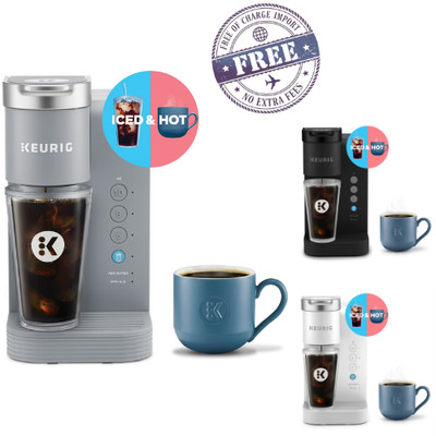 Keurig K-Express Essentials Plus, Iced & Hot Single-Serve K-Cup Pod Coffee Maker