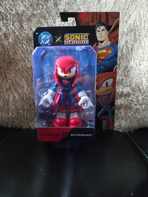Jakks Pacific DC x Sonic The Hedgehog KNUCKLES as SUPERMAN  5'' Figure NEW