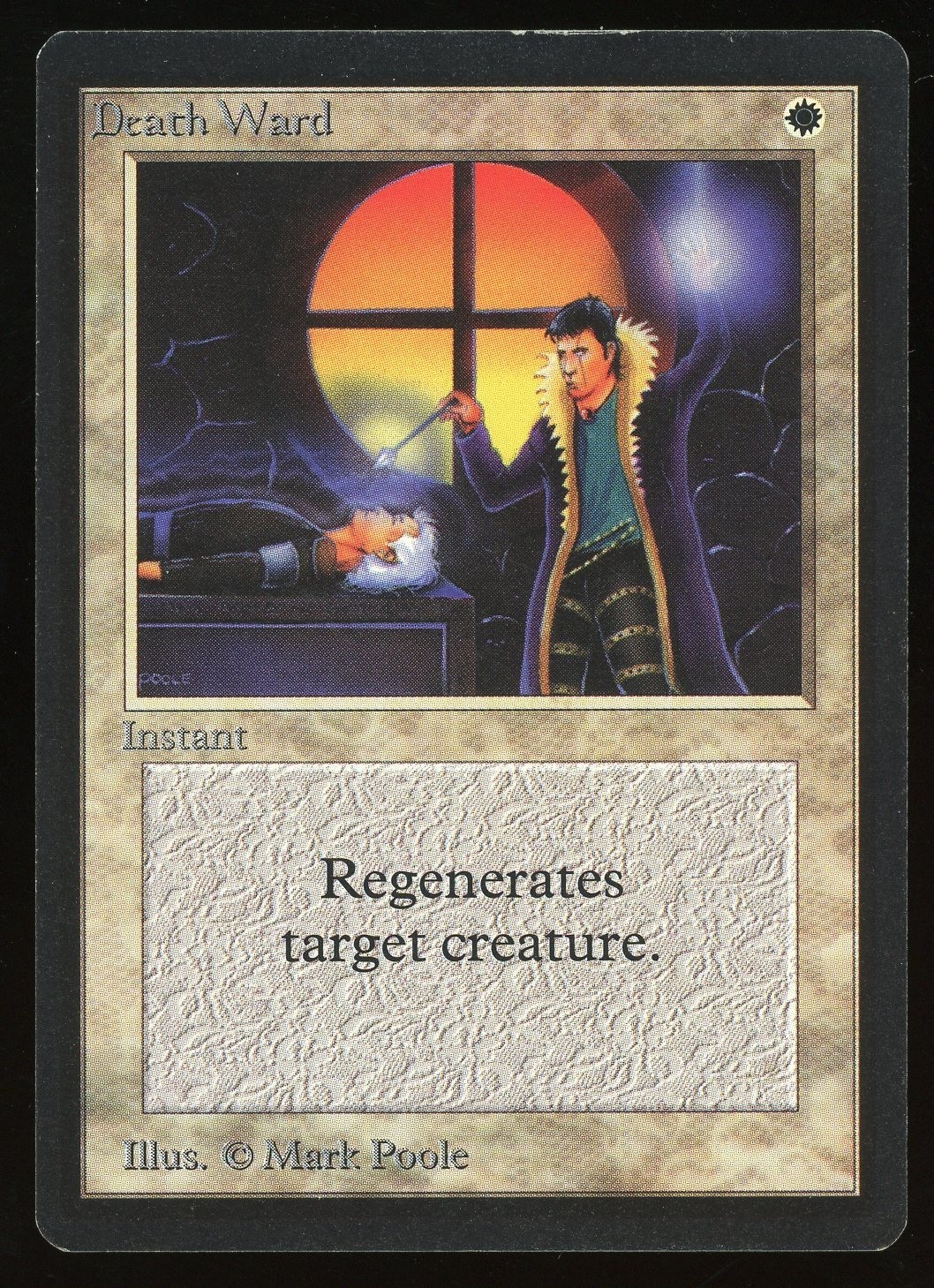 1993 MTG Magic the Gathering Beta Death Ward LP Raw Gaming Card TCG