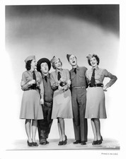 The Andrews Sisters sing Lou Costello Bud Abbott a promotional por- Old Photo