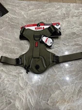 KONG® Ultra Durable Waste Bag Reflective Dog Harness, GREEN, Size XL , NEW!!