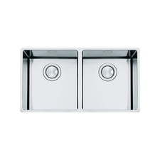 Évier Double cuve Smeg Rectangulaire 73 cm Universel Mira VSTR3434-2 Acier