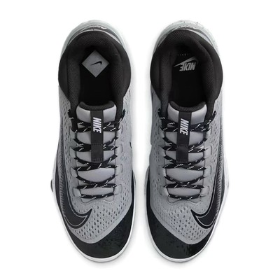 Nike Alpha Huarache Elite 4 Low MCS Mens Smoke Grey Baseball 
