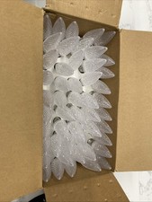 50- C9 LED 120v pure white faceted bulb Replacement Bulb