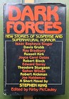 1980 Dark Forces Edited By Kirby McCauley Suspense Horror Stephen King HC Book