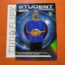 2024 Prizm Draft Picks Student Orientation Sliver Prizm #17 Alexandre Sarr