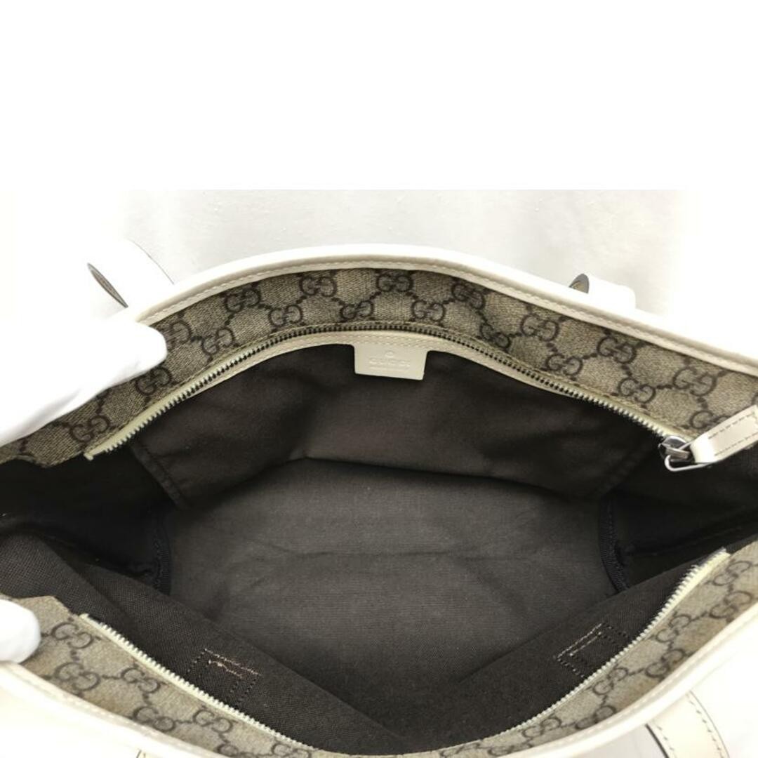 Gucci GG Supreme Tote Bag Womens Black CanvasUsed B Grade thumbnail 5