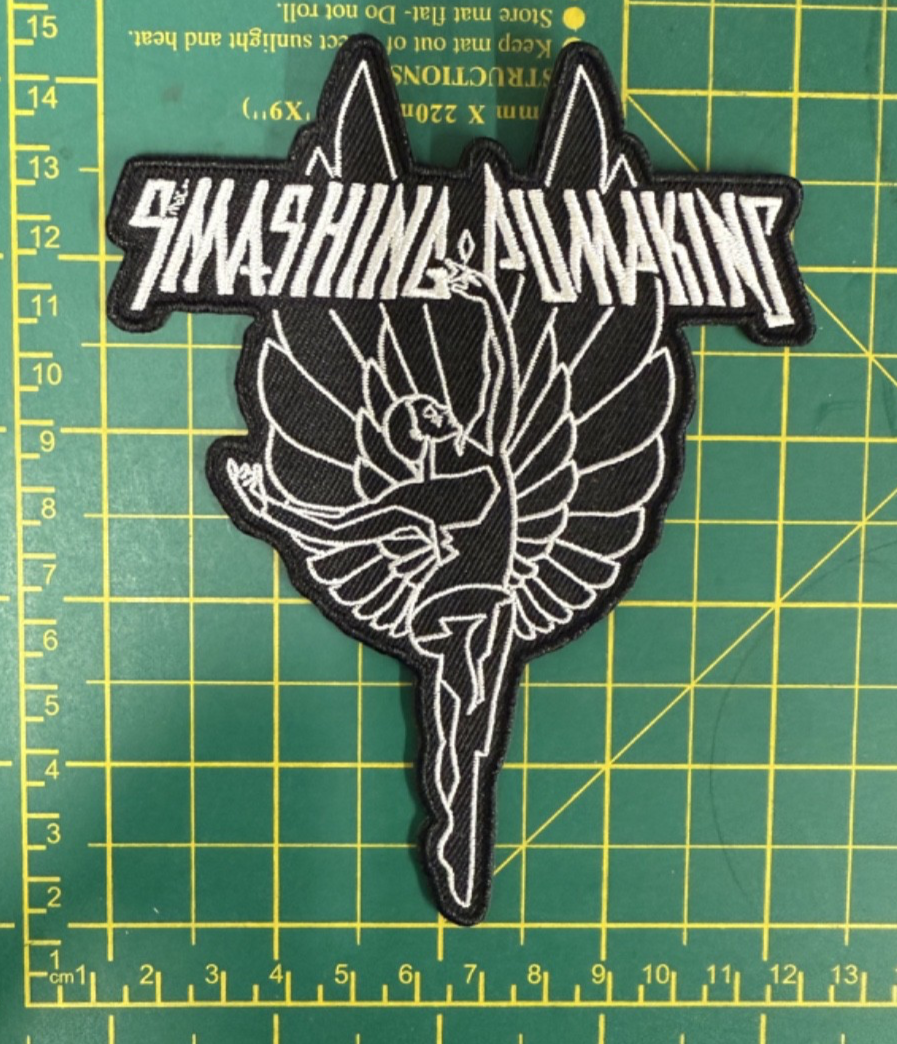 Smashing Pumpkins Shiny Angel Woven Iron On Or Sew On Patch Officially Licensed