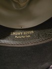 AKUBRA Snowy River Western Cowboy Fur Felt Black Hat 7 1/4” Australian Fedora 58 — photo 7