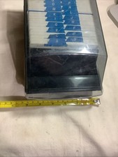 Vintage 80  s-90  s File Card Alphabet Rolodex VIP 35C With Cover- Unused