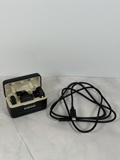 KUKIHO Wireless Microphone System USB-C Lightning Receivers Charging Case Black