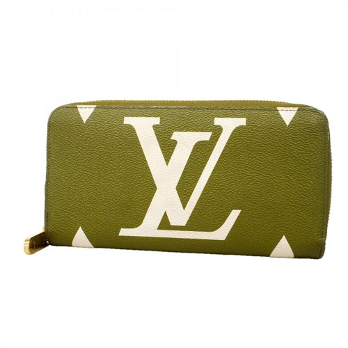 Louis Vuitton Long Wallet Monogram Giant Zippy Wallet M67549 Khaki Men Women